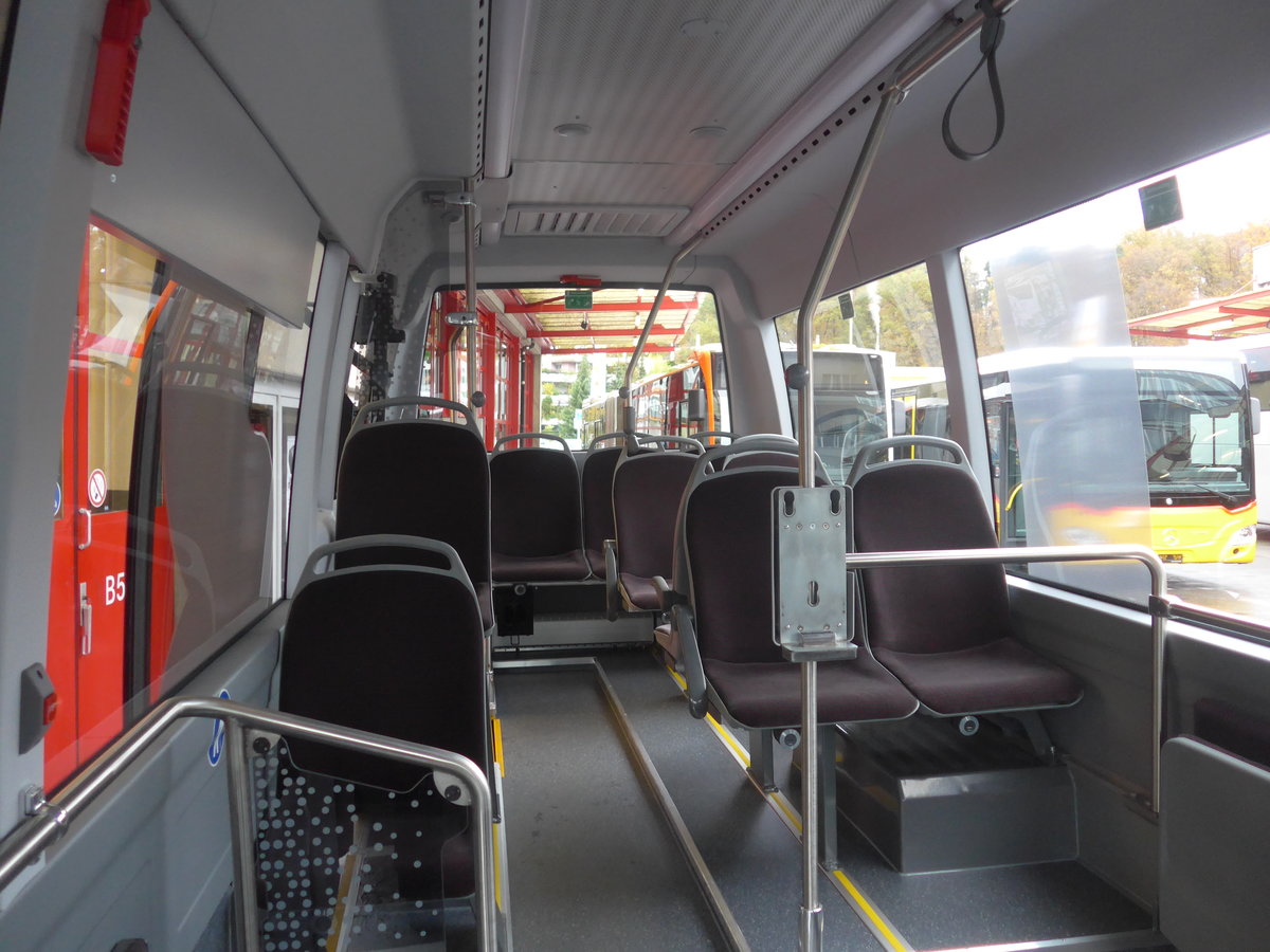 (210'846) - VZO Gr�ningen - Nr. 252 - Mercedes am 8. November 2019 in Kloten, EvoBus (Innenaufnahme)