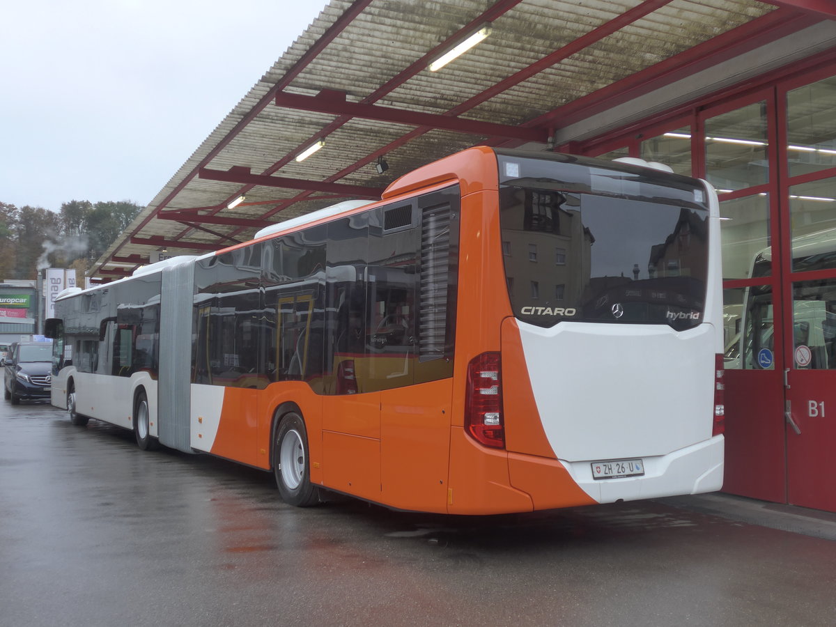(210'857) - Gen�ve-Tours, Gen�ve - ZH 26 U - Mercedes am 8. November 2019 in Kloten, EvoBus