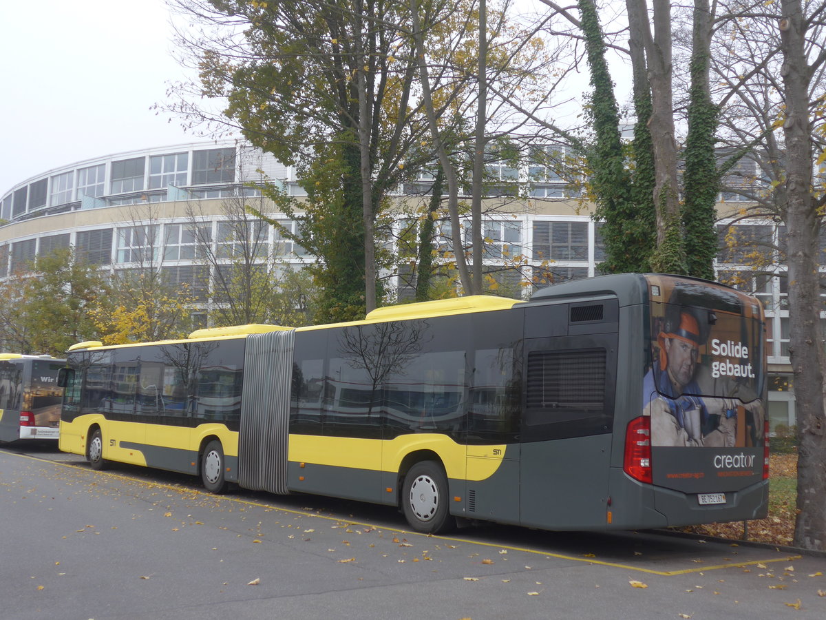 (210'971) - STI Thun - Nr. 167/BE 752'167 - Mercedes am 11. November 2019 bei der Schiffl�ndte Thun