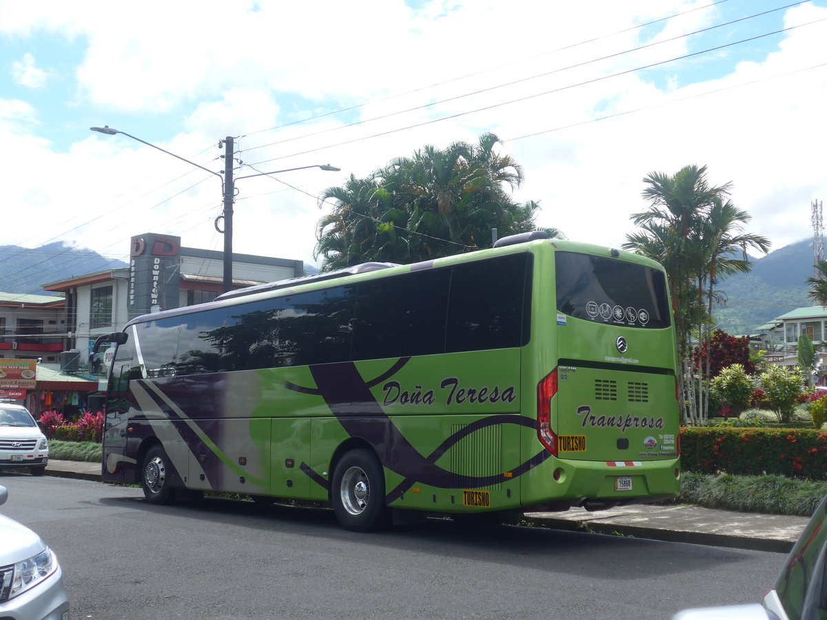 (211'249) - Transprosa, San Jos� - Nr. 3/15'868 - Golden Dragon am 14. November 2019 in La Fortuna, Kirche