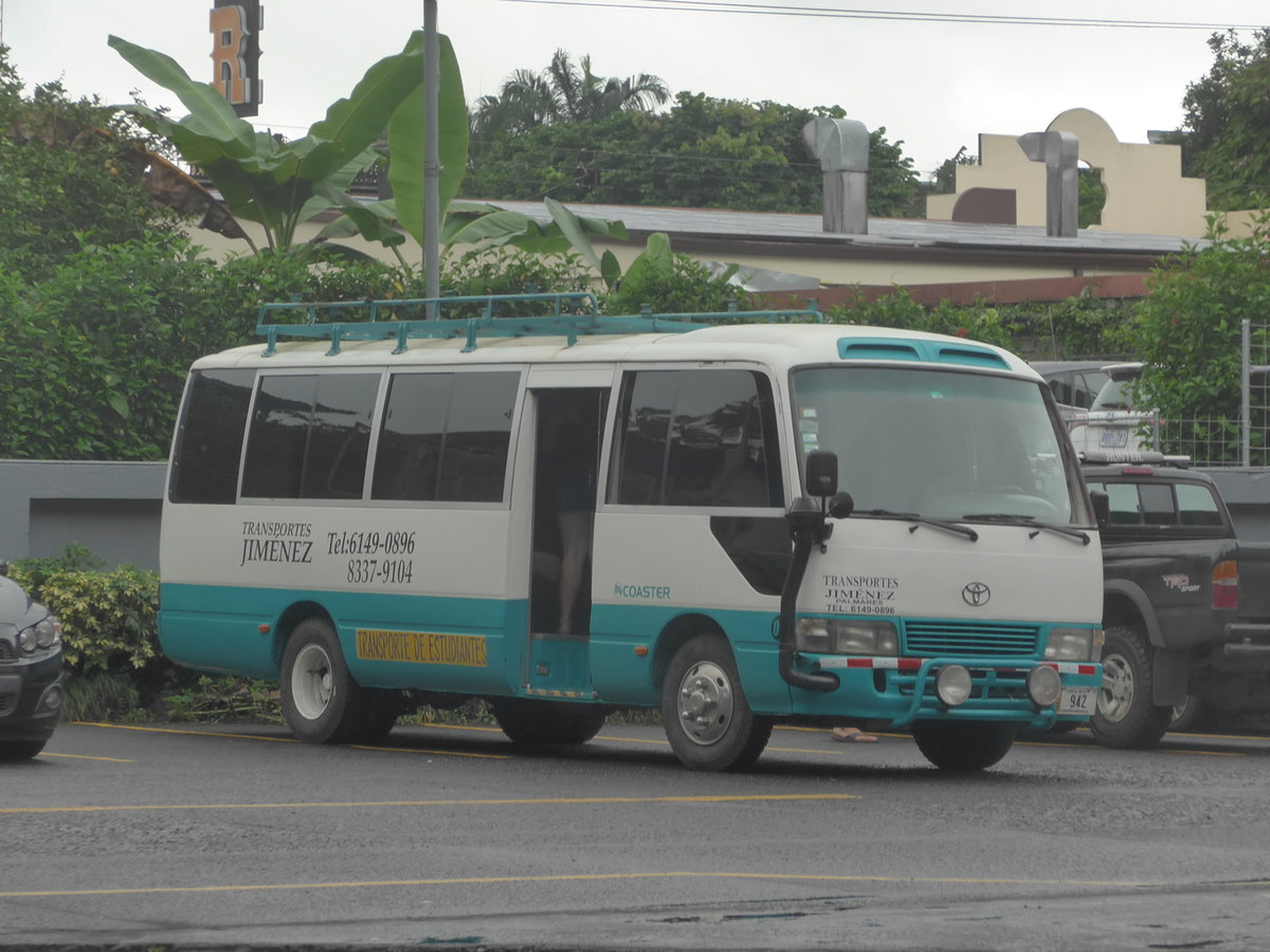 (211'484) - Jim�nez, Palmares - 942 - Toyota am 17. November 2019 in La Fortuna