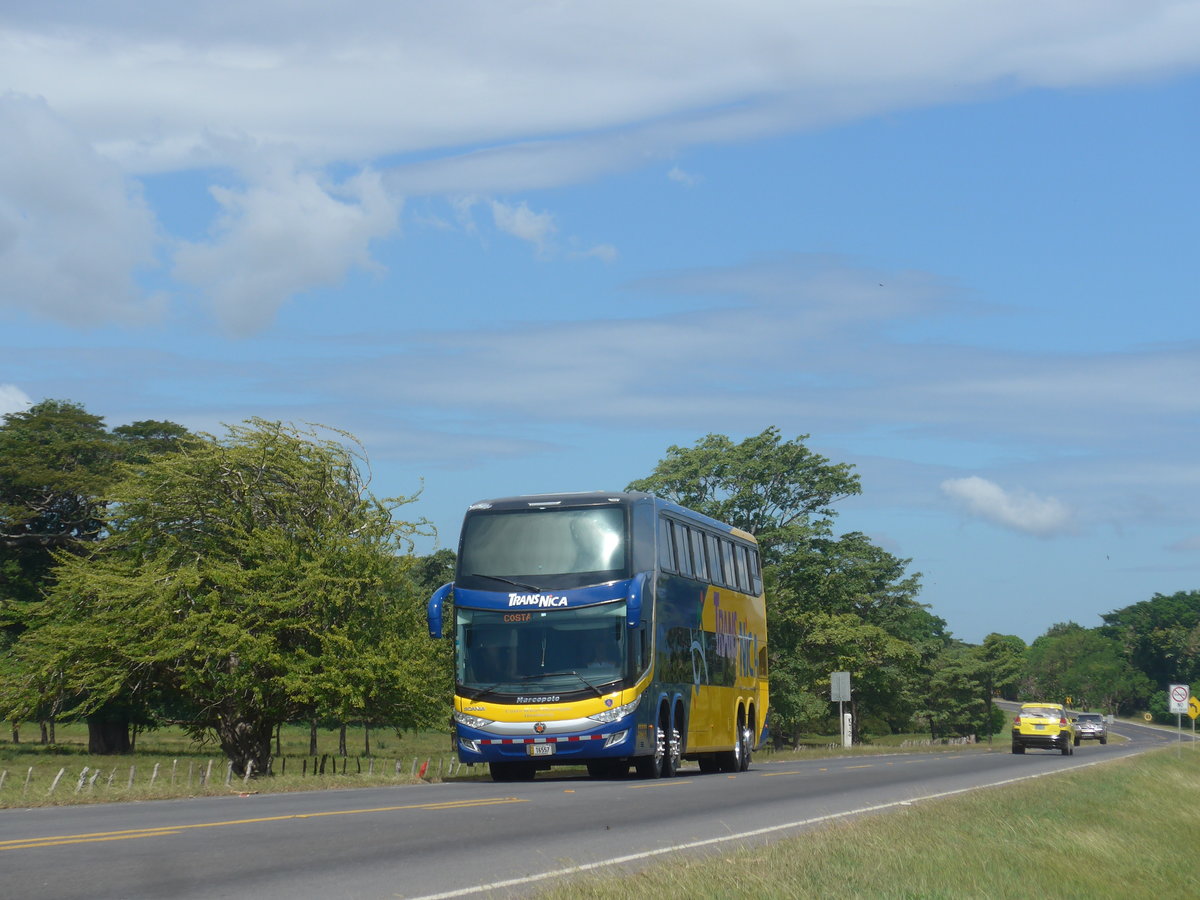 (212'018) - Aus Costa Rica: Trans Nica, San Jos� - 16'557 - Marcopolo/Scania am 22. November 2019 bei Nandaime