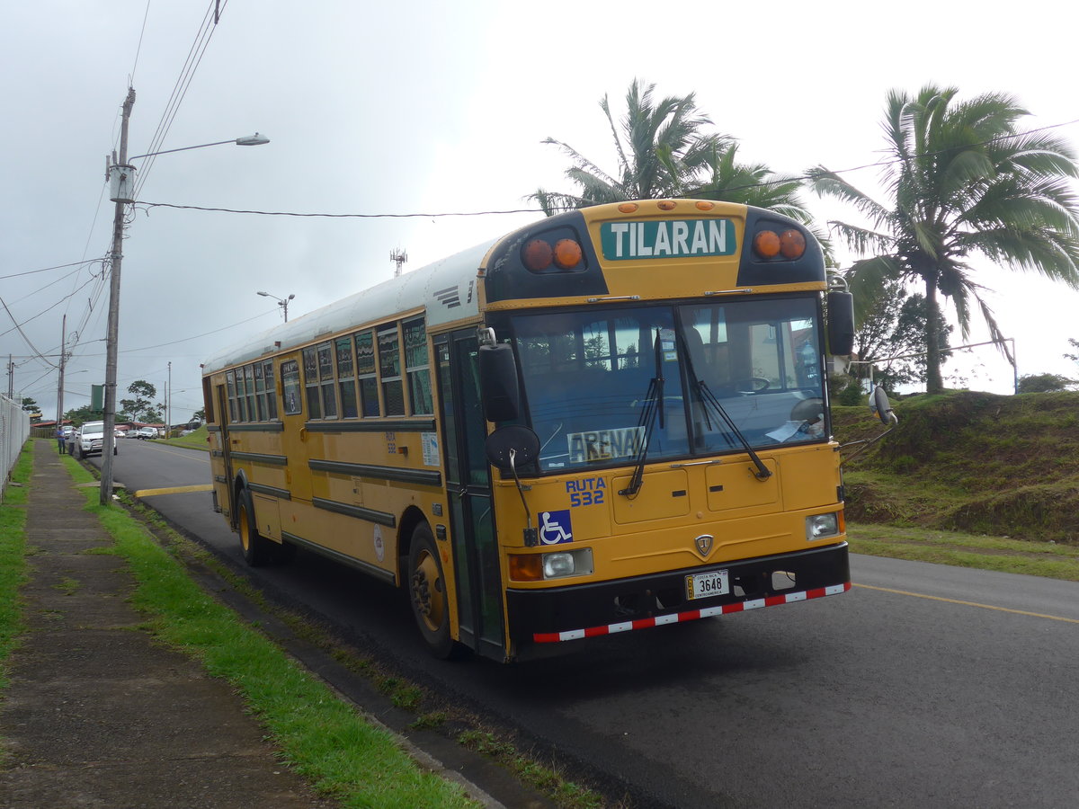 (212'470) - Transportes Tilar�n, Tilar�n - Nr. 233/3648 - International am 26. November 2019 in Nuevo Arenal