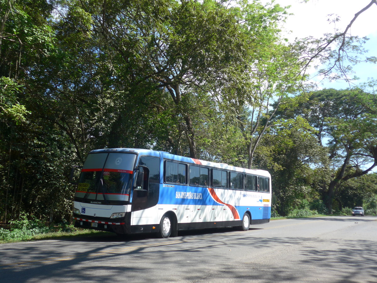 (212'502) - Deldu, San Jos� - Nr. 28/12'003 - Busscar/Mercedes am 26. November 2019 in San Bosco, Busterminal
