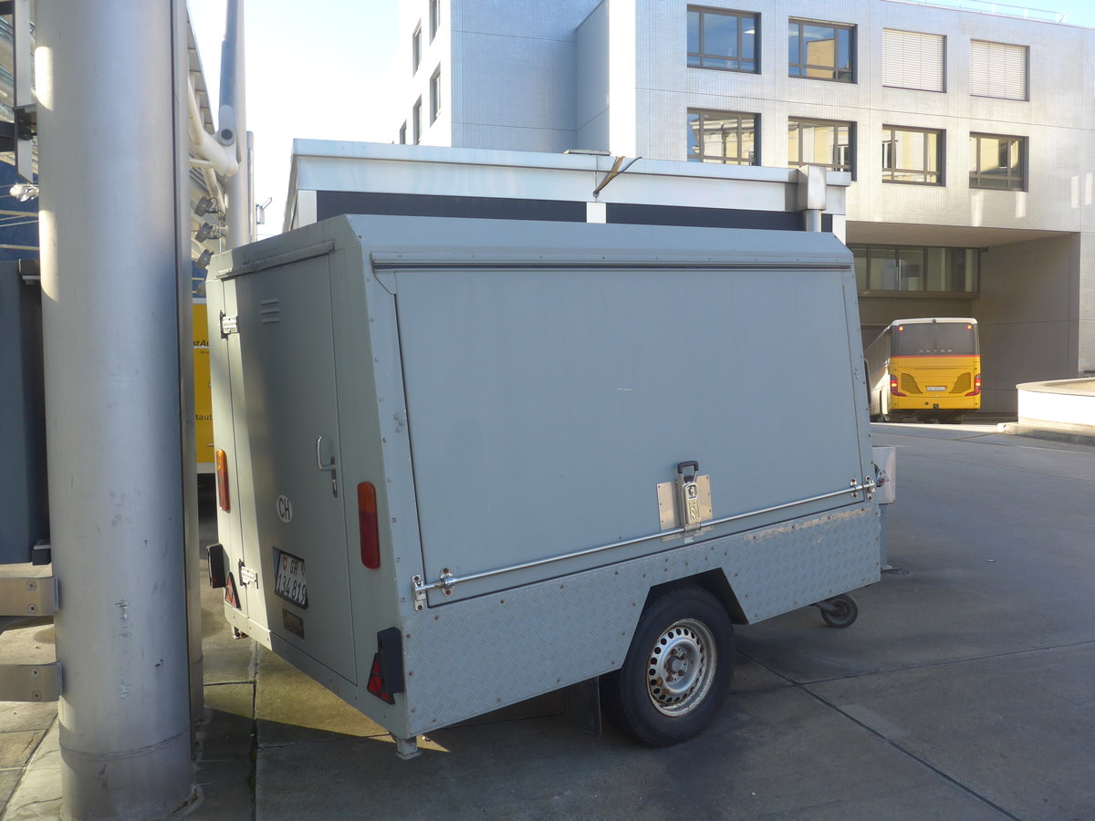 (212'621) - PostAuto Graub�nden - GR 134'819 - Zbinden Gep�ckanh�nger am 7. Dezember 2019 in Chur, Postautostation