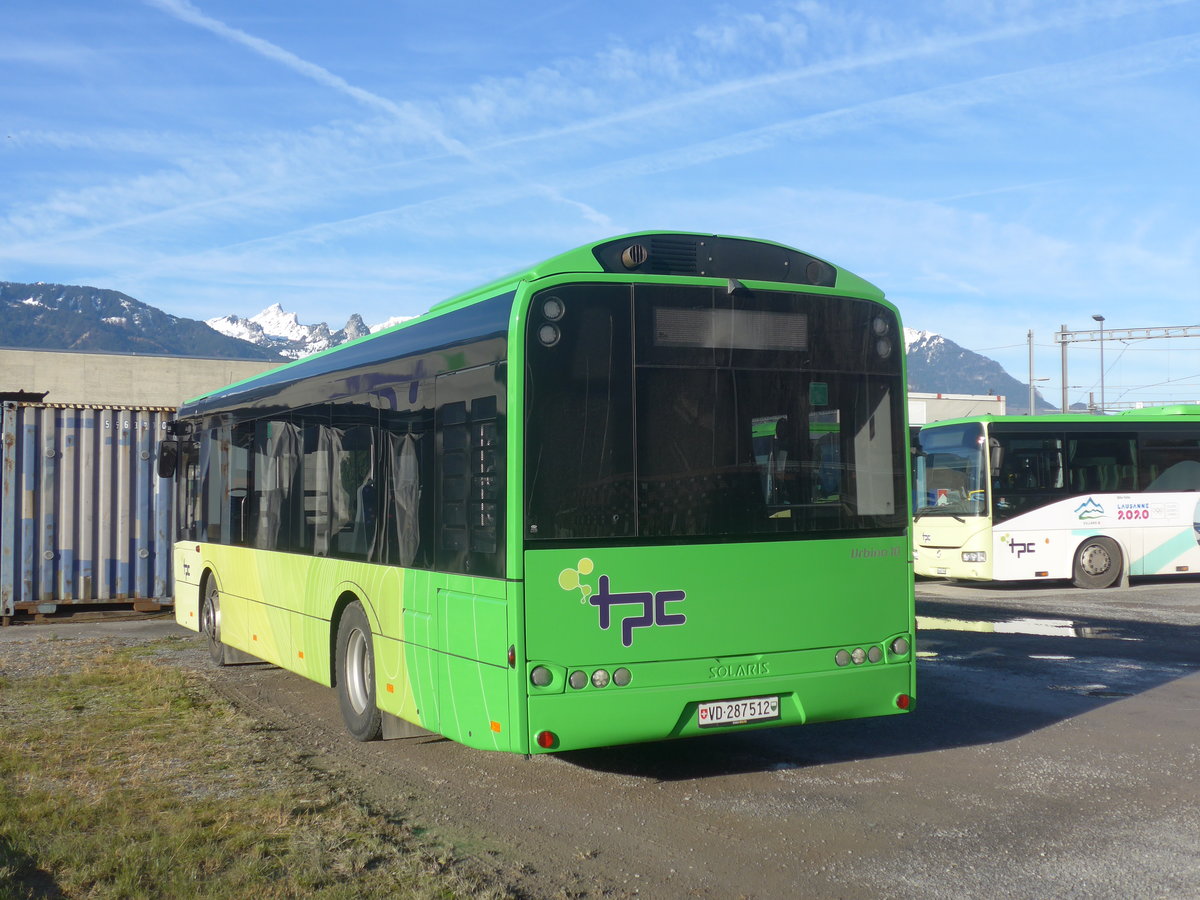 (212'730) - TPC Aigle - Nr. 500/VD 287'512 - Solaris am 8. Dezember 2019 in Aigle, D�p�t