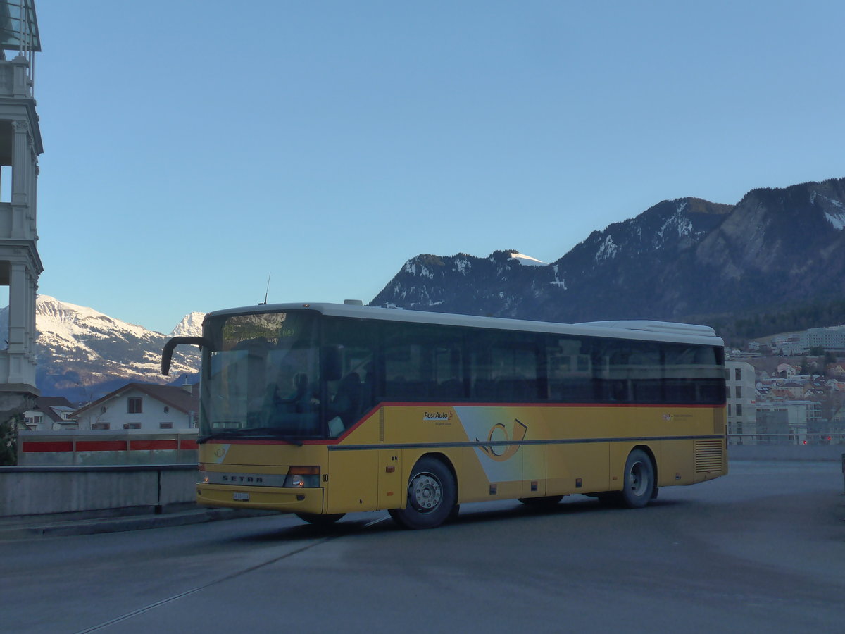 (213'219) - PostAuto Graub�nden (Theora 10) - GR 178'949 - Setra am 1. Januar 2020 in Chur, Postautostation