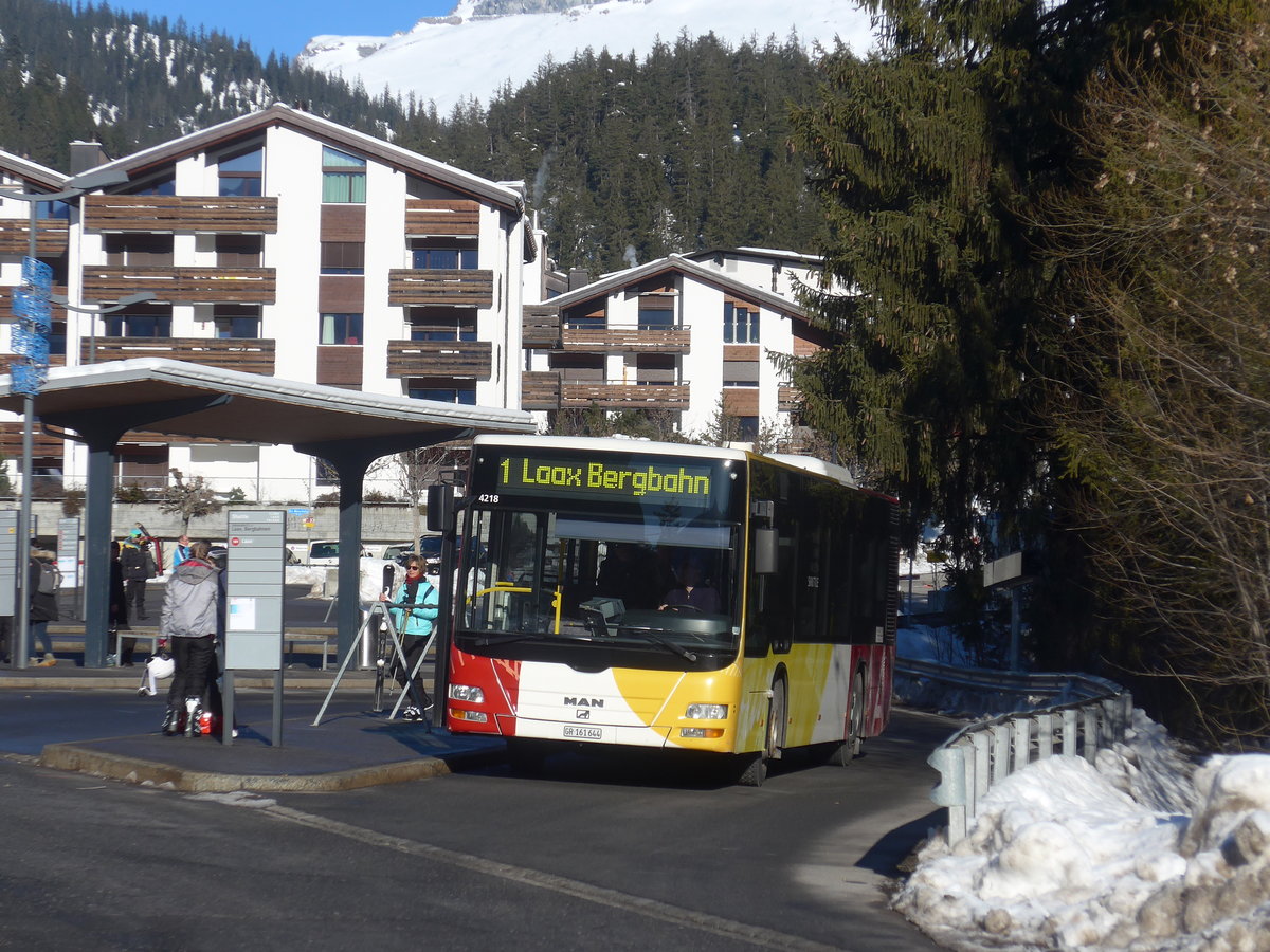 (213'247) - Stuppan, Flims - GR 161'644 - MAN/G�ppel am 1. Januar 2020 in Laax, Bergbahnen