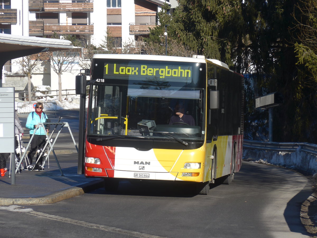 (213'248) - Stuppan, Flims - GR 161'644 - MAN/G�ppel am 1. Januar 2020 in Laax, Bergbahnen