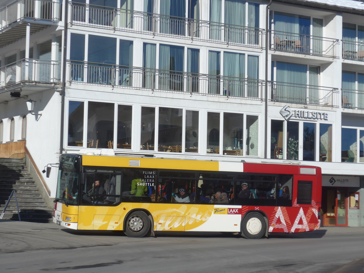 (213'262) - Stuppan, Flims - GR 52'063 - MAN/G�ppel am 1. Januar 2020 in Flims, Bergbahnen