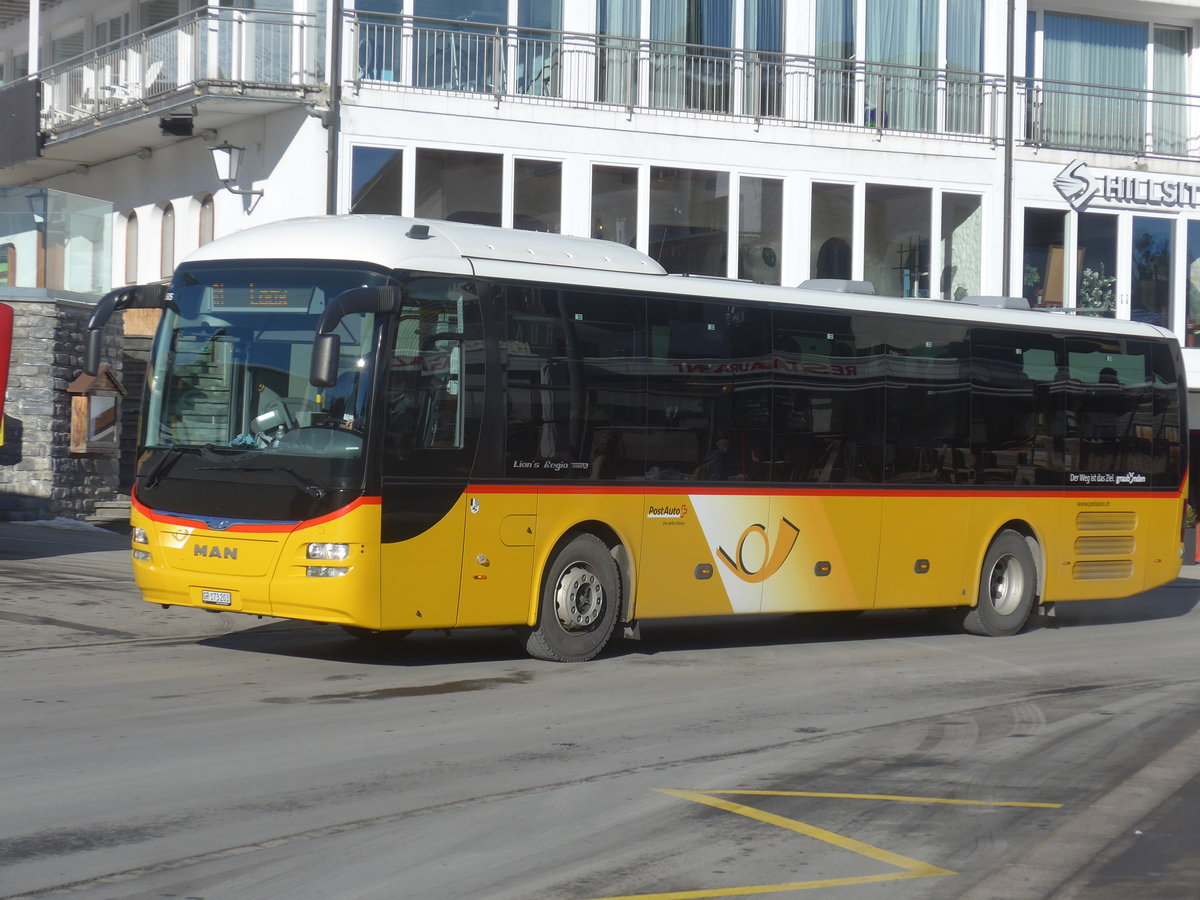 (213'264) - PostAuto Graub�nden - GR 173'203 - MAN am 1. Januar 2020 in Flims, Bergbahnen