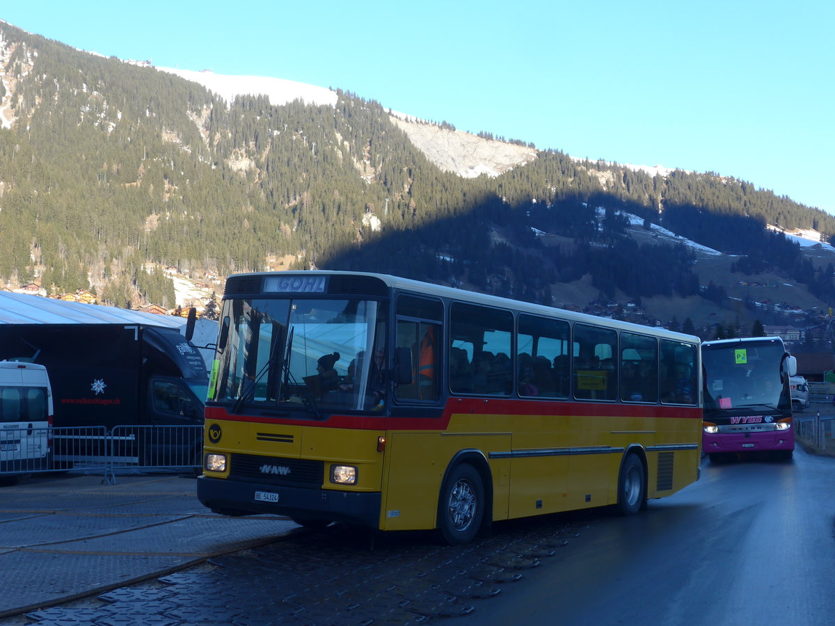 (213'558) - Gohl, Herzogenbuchsee - Nr. 12/BE 54'324 - NAW/Hess (ex Amstein, Willisau Nr. 12; ex Steiner, Altb�ron Nr. 12) am 11. Januar 2020 in Adelboden, Weltcup
