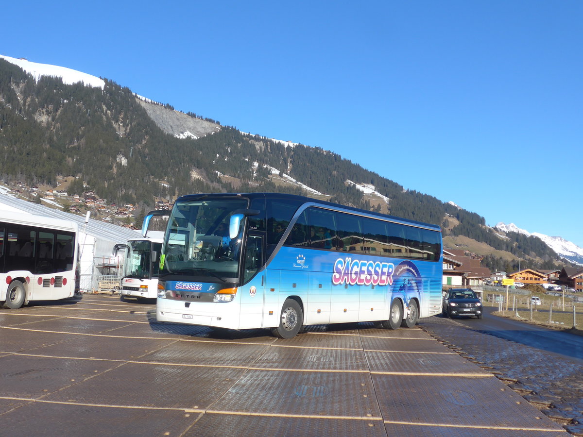 (213'590) - S�gesser, Wintersingen - Nr. 3/BL 7194 - Setra am 11. Januar 2020 in Adelboden, Weltcup