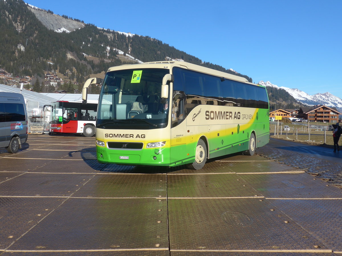 (213'594) - Sommer, Gr�nen - BE 470'018 - Volvo am 11. Januar 2020 in Adelboden, Weltcup