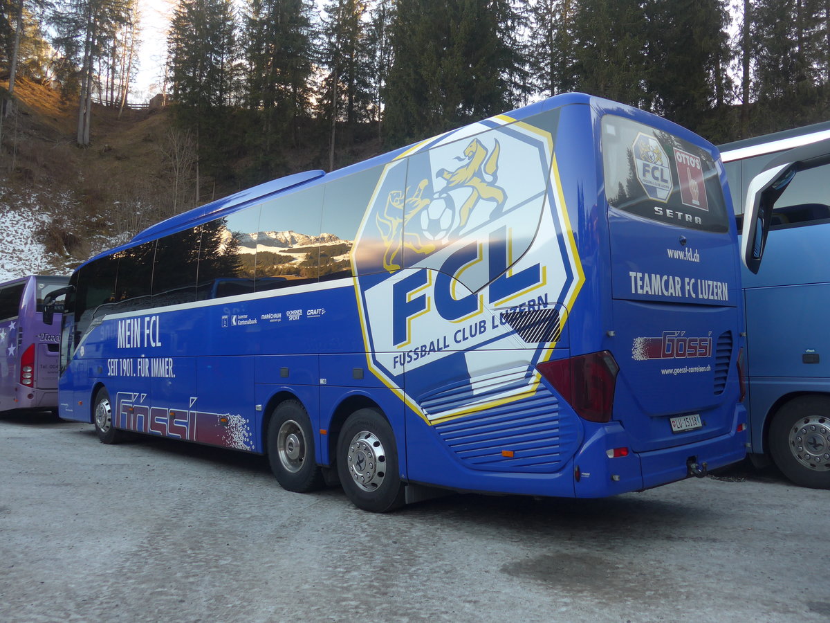 (213'704) - G�ssi, Horw - LU 15'118 - Setra am 11. Januar 2020 in Adelboden, ASB