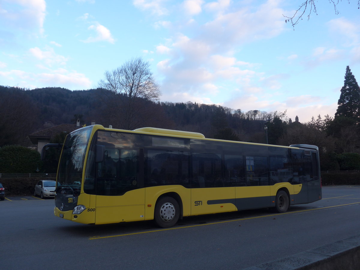 (213'950) - STI Thun - Nr. 500/BE 403'500 - Mercedes am 19. Januar 2020 bei der Schiffl�ndte Thun