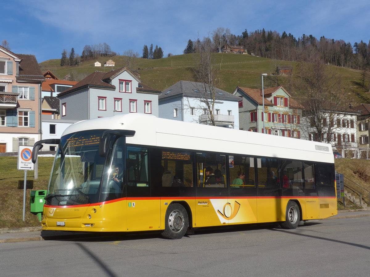 (214'009) - PostAuto Ostschweiz - SG 426'001 - Hess am 1. Februar 2020 beim Bahnhof Urn�sch