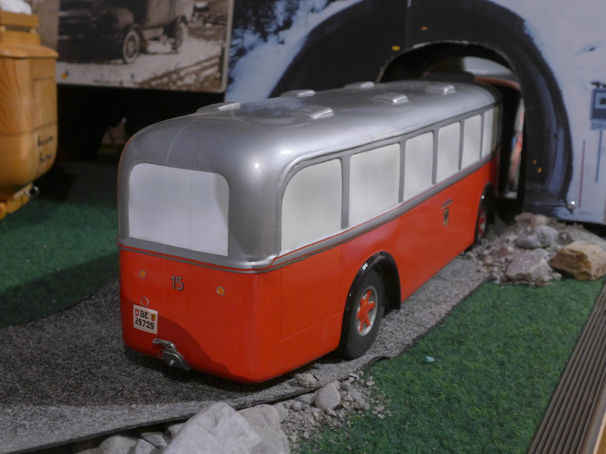 (214'523) - AFA Adelboden - Nr. 15/BE 29'729 - R&J Personenanh�nger am 19. Februar 2020 in Adelboden, Heimatmuseum (Modell)