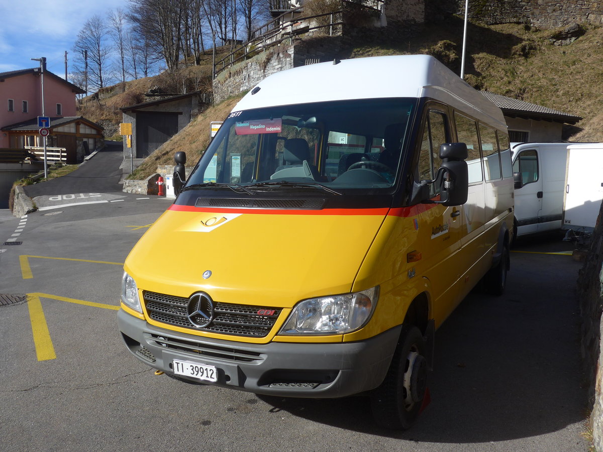 (214'716) - Domenighetti, Indemini - TI 39'912 - Mercedes (ex Schnider, Sch�pfheim) am 21. Februar 2020 in Indemini, Paese