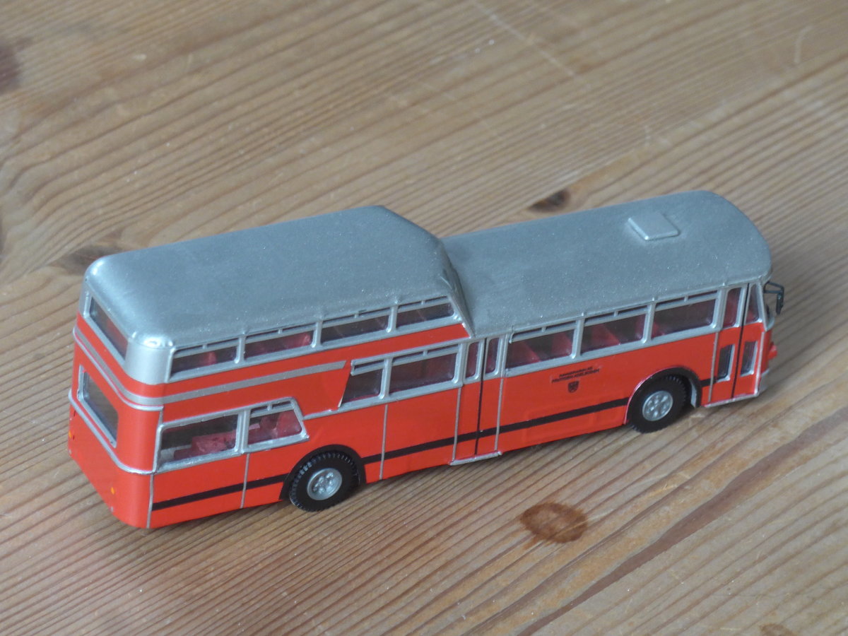 (214'888) - AFA Adelboden - B�ssing Anderthalbdecker am 29. Februar 2020 in Thun (gefertigt aus einem 3-Achser-Modell)