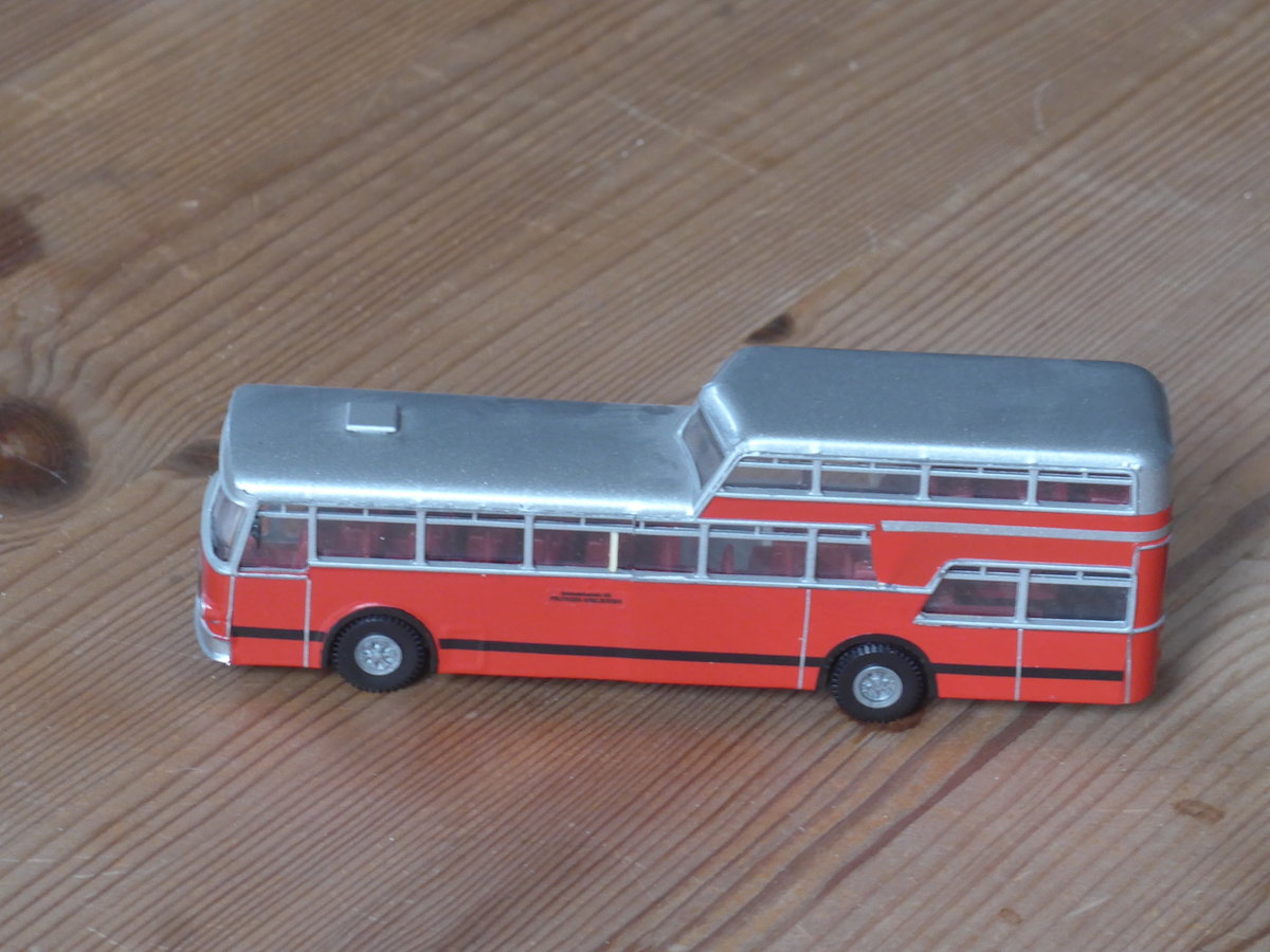 (214'889) - AFA Adelboden - B�ssing Anderthalbdecker am 29. Februar 2020 in Thun (gefertigt aus einem 3-Achser-Modell)