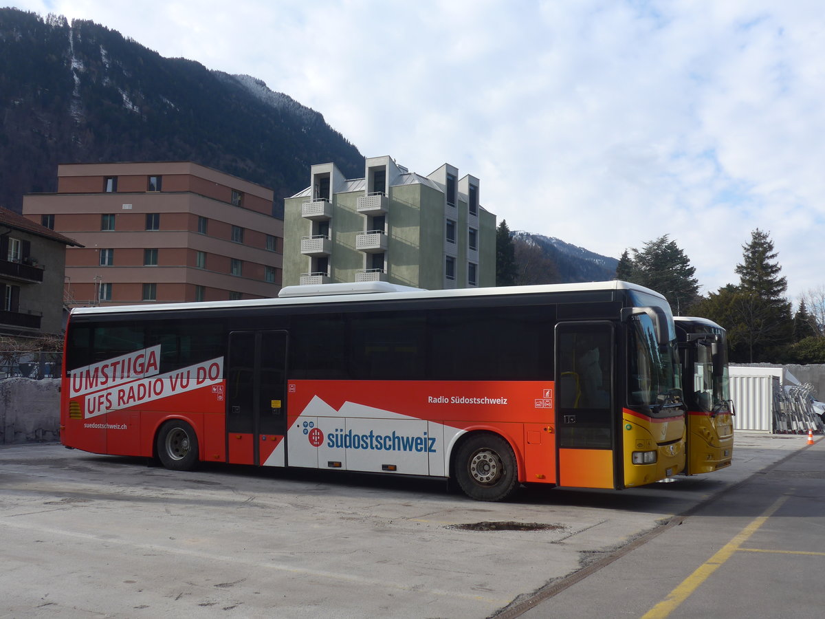 (214'937) - PostAuto Graub�nden - GR 106'551 - Irisbus am 1. M�rz 2020 in Chur, Garage