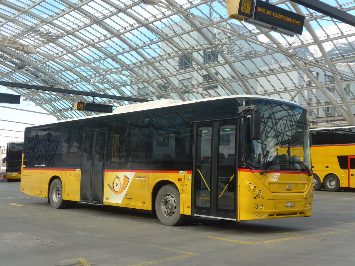 (214'943) - Reptrans, Salouf - GR 43'393 - Volvo am 1. M�rz 2020 in Chur, Postautostation