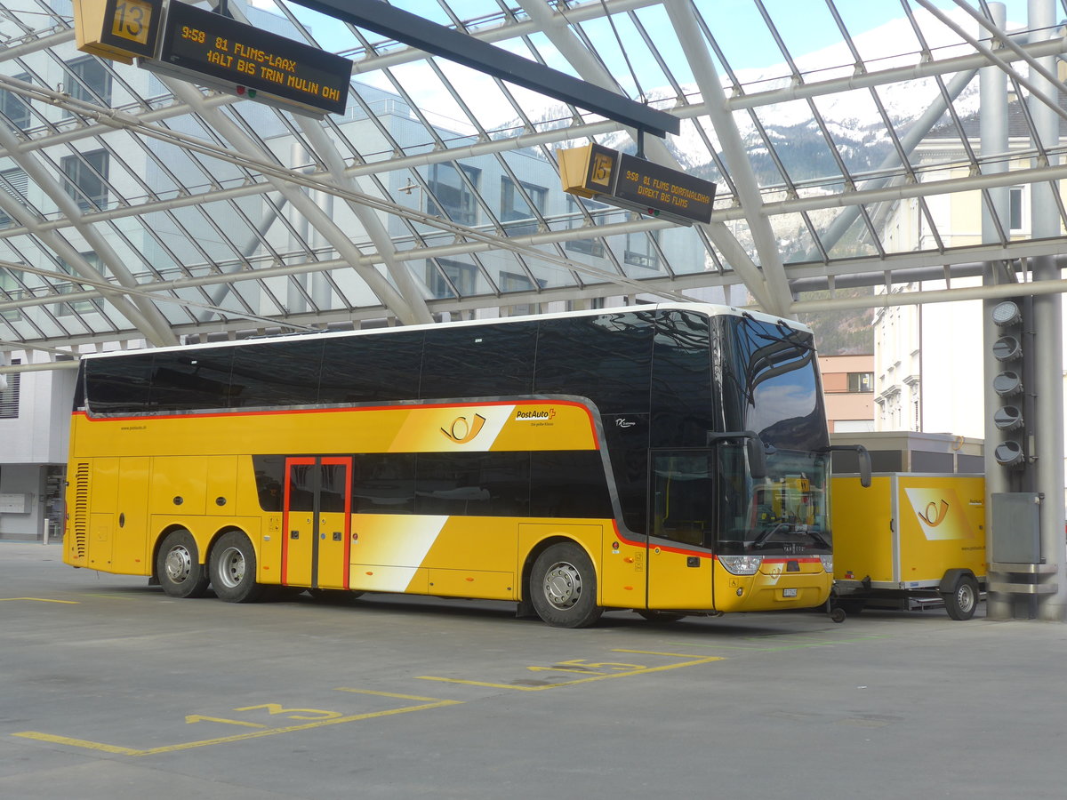 (214'944) - PostAuto Graub�nden - GR 170'403 - Van Hool am 1. M�rz 2020 in Chur, Postautostation