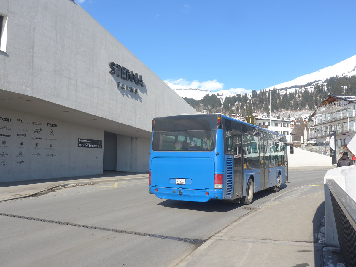 (214'961) - Stuppan, Flims - GR 52'280 - Neoplan (ex Demarmels, Salouf; ex Ming, Sils-Maria) am 1. M�rz 2020 in Flims, Bergbahnen