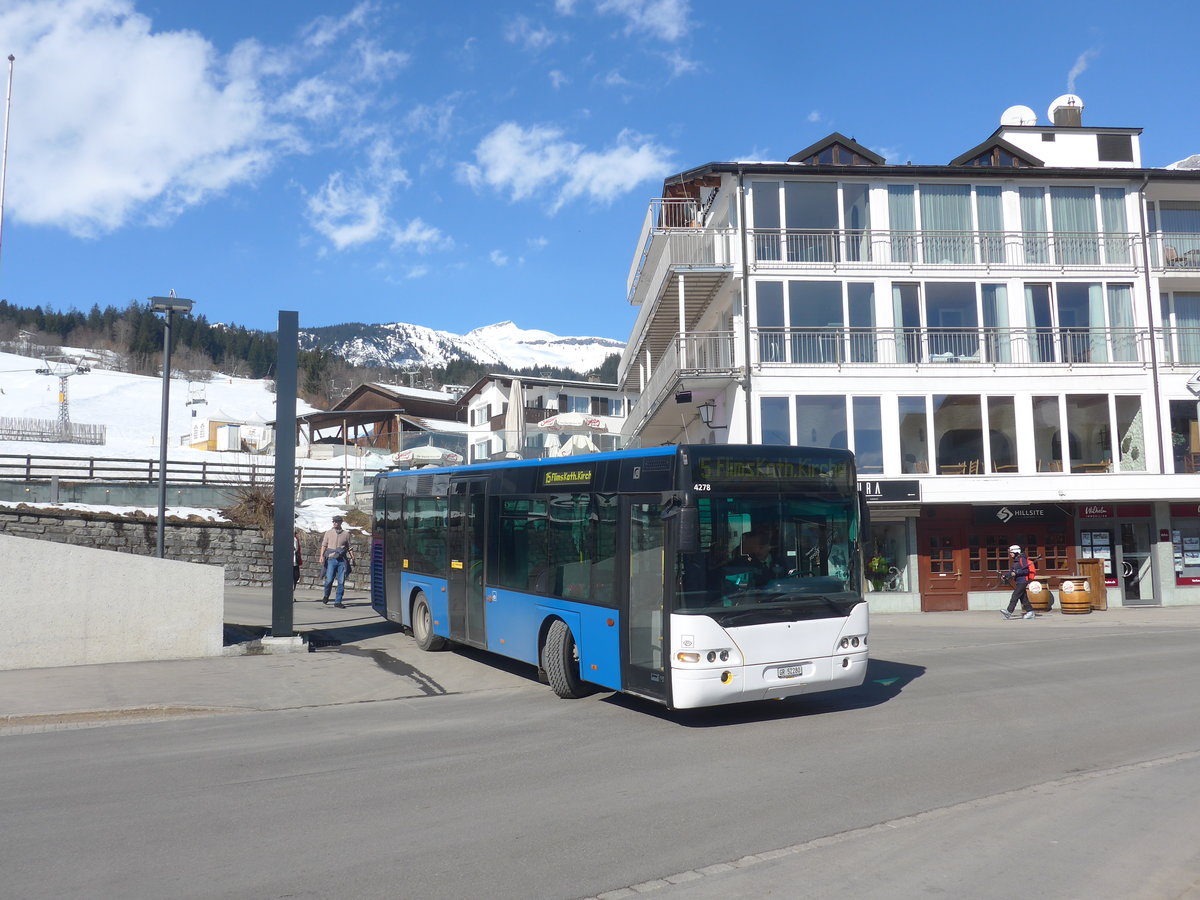 (214'978) - Stuppan, Flims - GR 52'280 - Neoplan (ex Demarmels, Salouf; ex Ming, Sils-Maria) am 1. M�rz 2020 in Flims, Bergbahnen