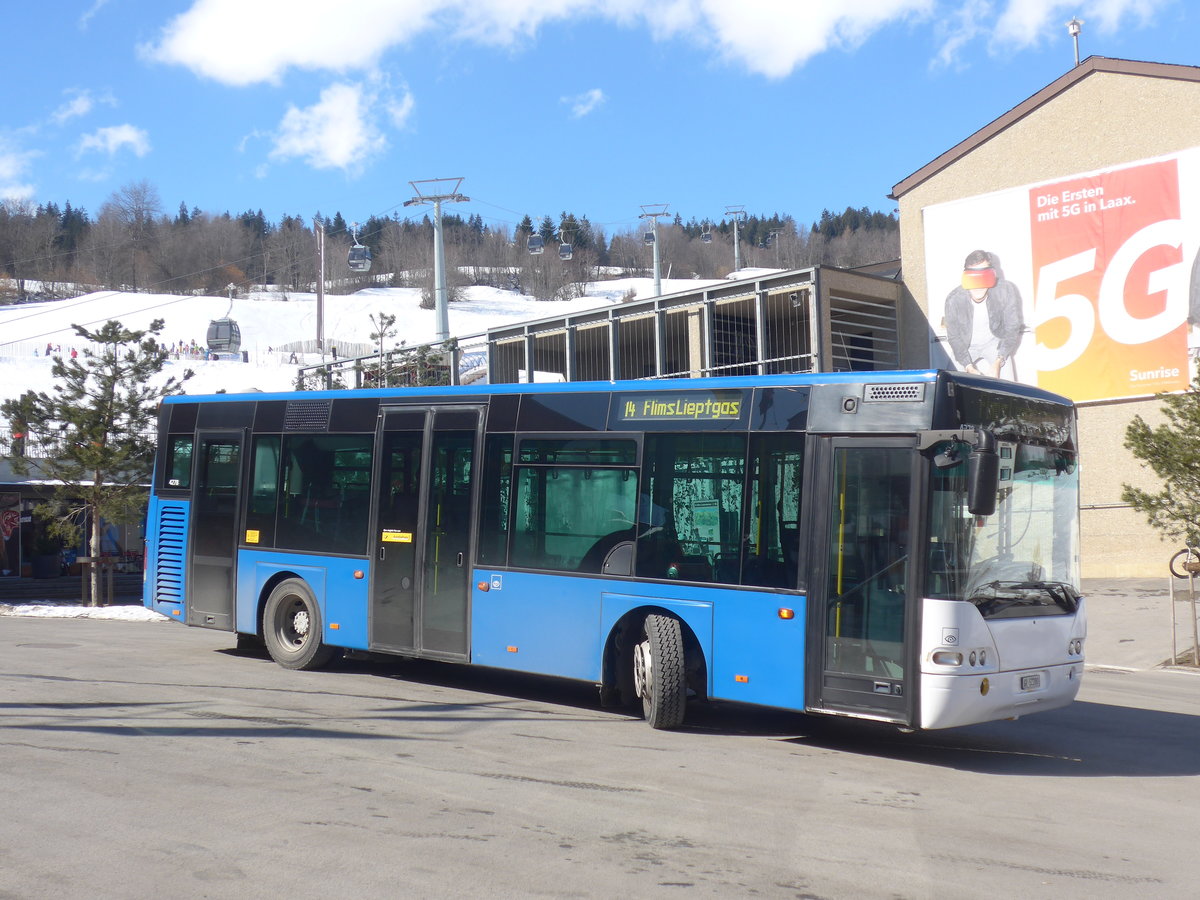 (214'984) - Stuppan, Flims - GR 52'280 - Neoplan (ex Demarmels, Salouf; ex Ming, Sils-Maria) am 1. M�rz 2020 in Flims, Bergbahnen