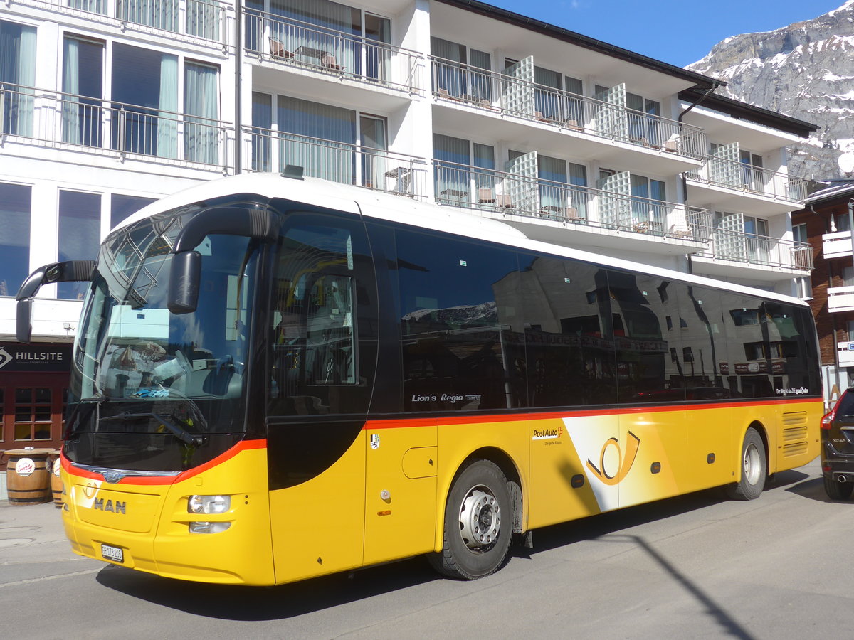 (214'986) - PostAuto Graub�nden - GR 173'205 - MAN am 1. M�rz 2020 in Flims, Bergbahnen