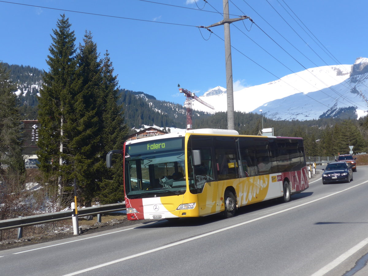 (214'990) - Stuppan, Flims - GR 161'660 - Mercedes am 1. M�rz 2020 in Laax, Rancho