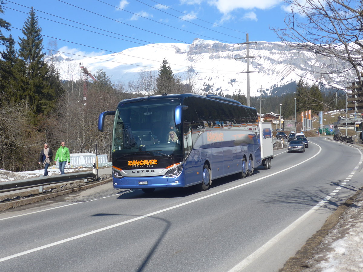 (214'992) - Ramsauer, Herisau - AR 10'220 - Setra am 1. M�rz 2020 in Laax, Rancho