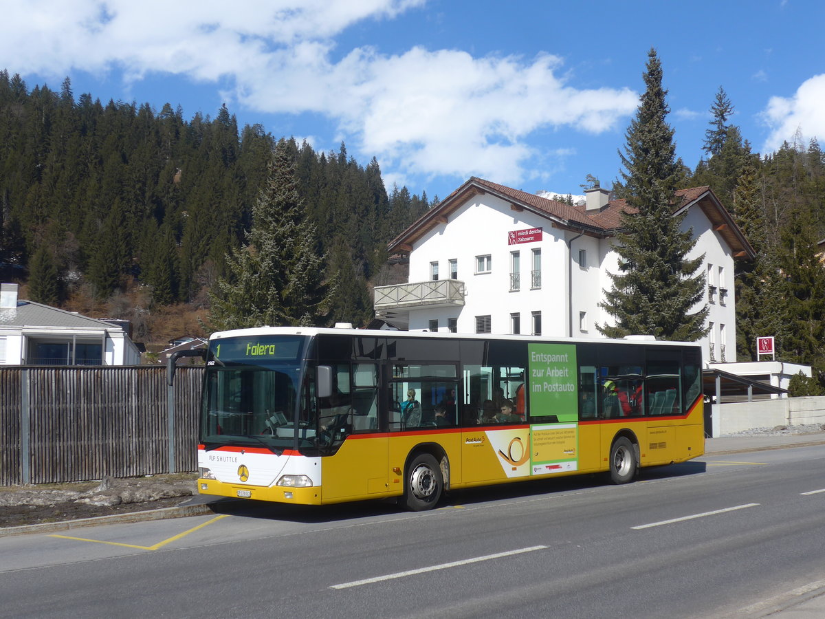 (215'000) - PostAuto Graub�nden - GR 176'022 - Mercedes (ex PostAuto Nordschweiz AG 507'750; ex Kuhn, Merenschwand; ex PostAuto Nordschweiz BL 127'564) am 1. M�rz 2020 in Laax, Marcau