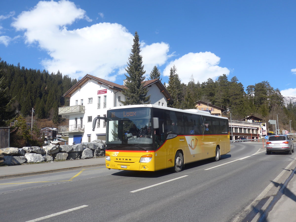 (215'002) - PostAuto Graub�nden - GR 179'707 - Setra am 1. M�rz 2020 in Laax, Marcau