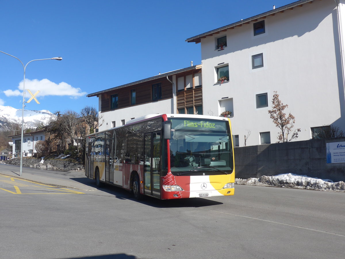 (215'006) - Stuppan, Flims - GR 161'660 - Mercedes am 1. M�rz 2020 in Laax, Post