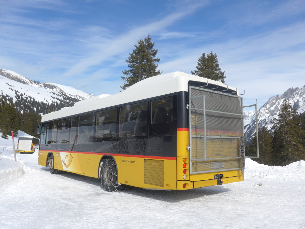 (215'084) - PostAuto Bern - BE 403'166 - Scania/Hess (ex AVG Meiringen Nr. 66; ex Steiner, Messen) am 8. M�rz 2020 in Grindelwald, Sch�rmstutz