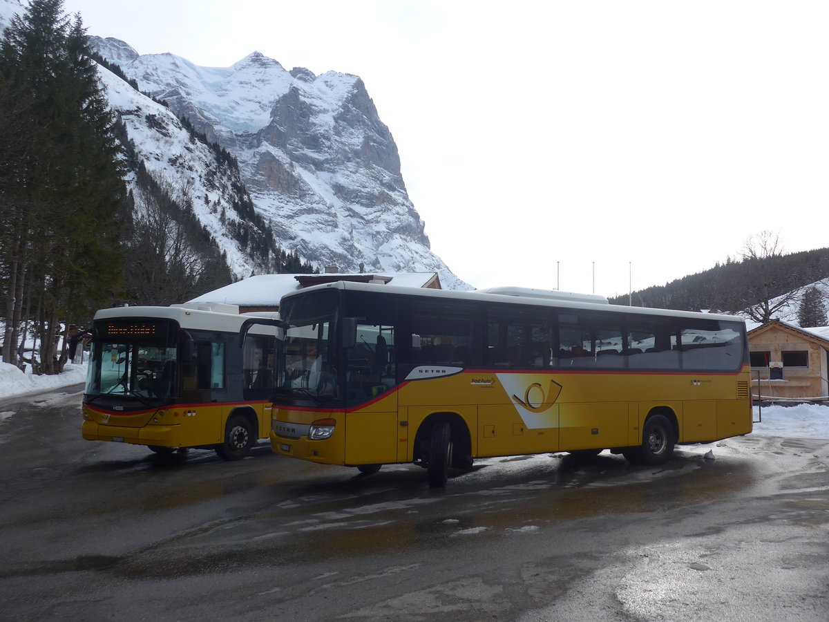 (215'092) - PostAuto Bern - BE 401'263 - Setra (ex AVG Meiringen Nr. 63) am 8. M�rz 2020 auf der Schwarzwaldalp