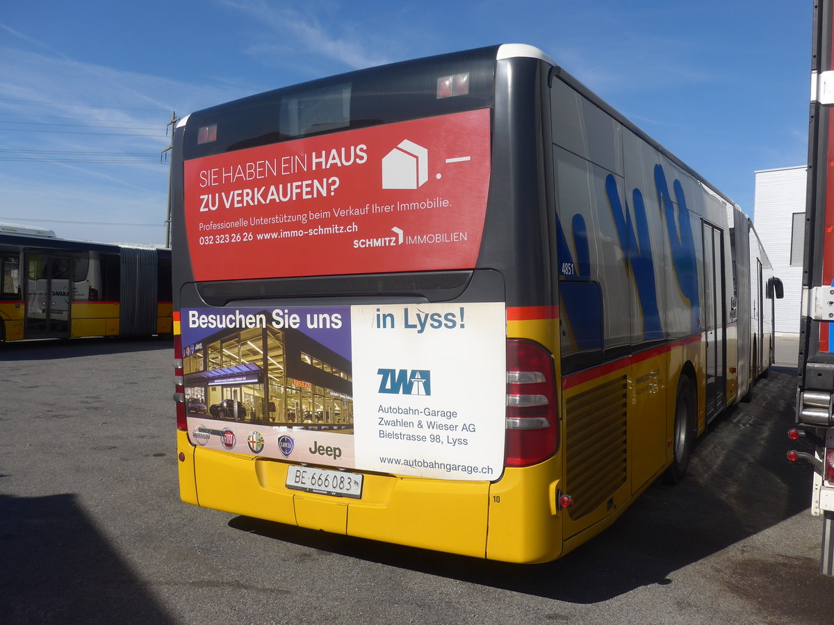 (215'251) - AVA Biel - Nr. 10/BE 666'083 - Mercedes am 15. M�rz 2020 in Kerzers, Interbus