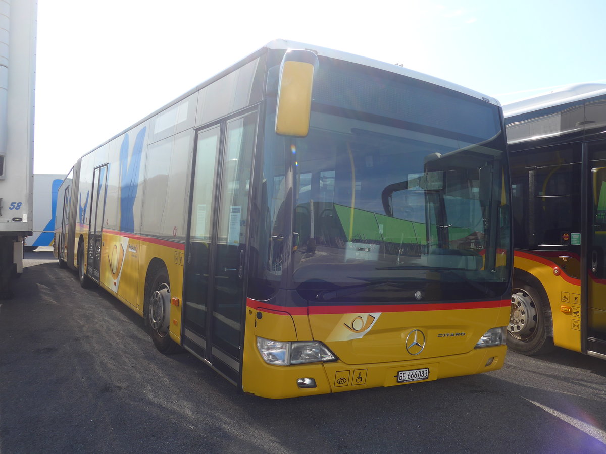 (215'255) - AVA Biel - Nr. 10/BE 666'083 - Mercedes am 15. M�rz 2020 in Kerzers, Interbus