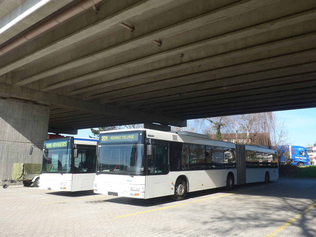 (215'262) - VMCV Clarens - Nr. 907 - MAN (ex PostAuto Z�rich Nr. 164; ex PostAuto Z�rich Nr. 26) am 15. M�rz 2020 in Kerzers, Murtenstrasse