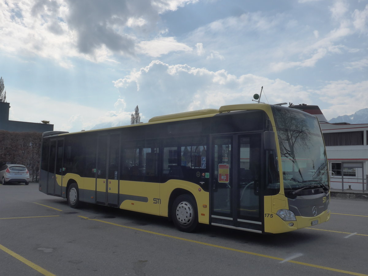 (215'293) - STI Thun - Nr. 175/BE 752'175 - Mercedes am 20. M�rz 2020 bei der Schiffl�ndte Thun