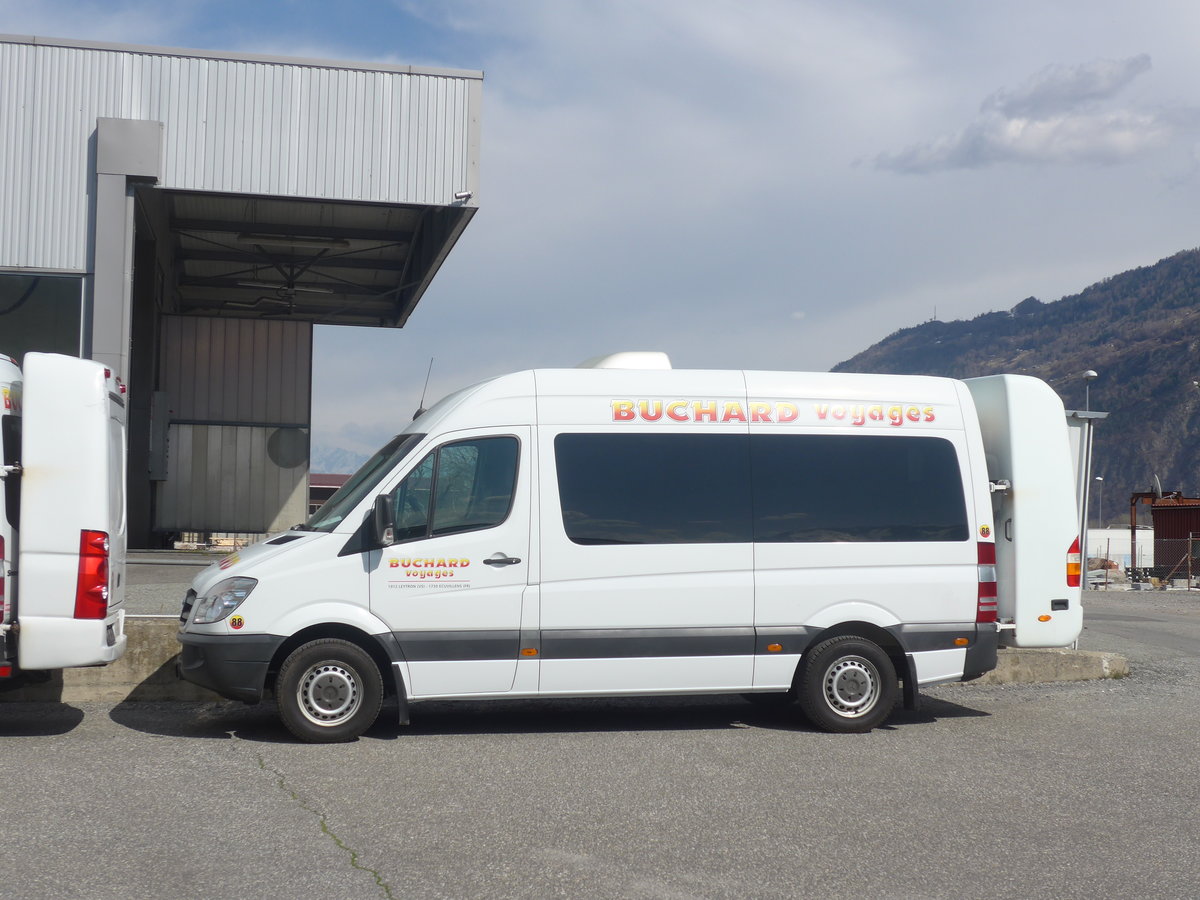 (215'306) - Buchard, Leytron - Nr. 88 - Mercedes am 20. M�rz 2020 in Leytron, Garage