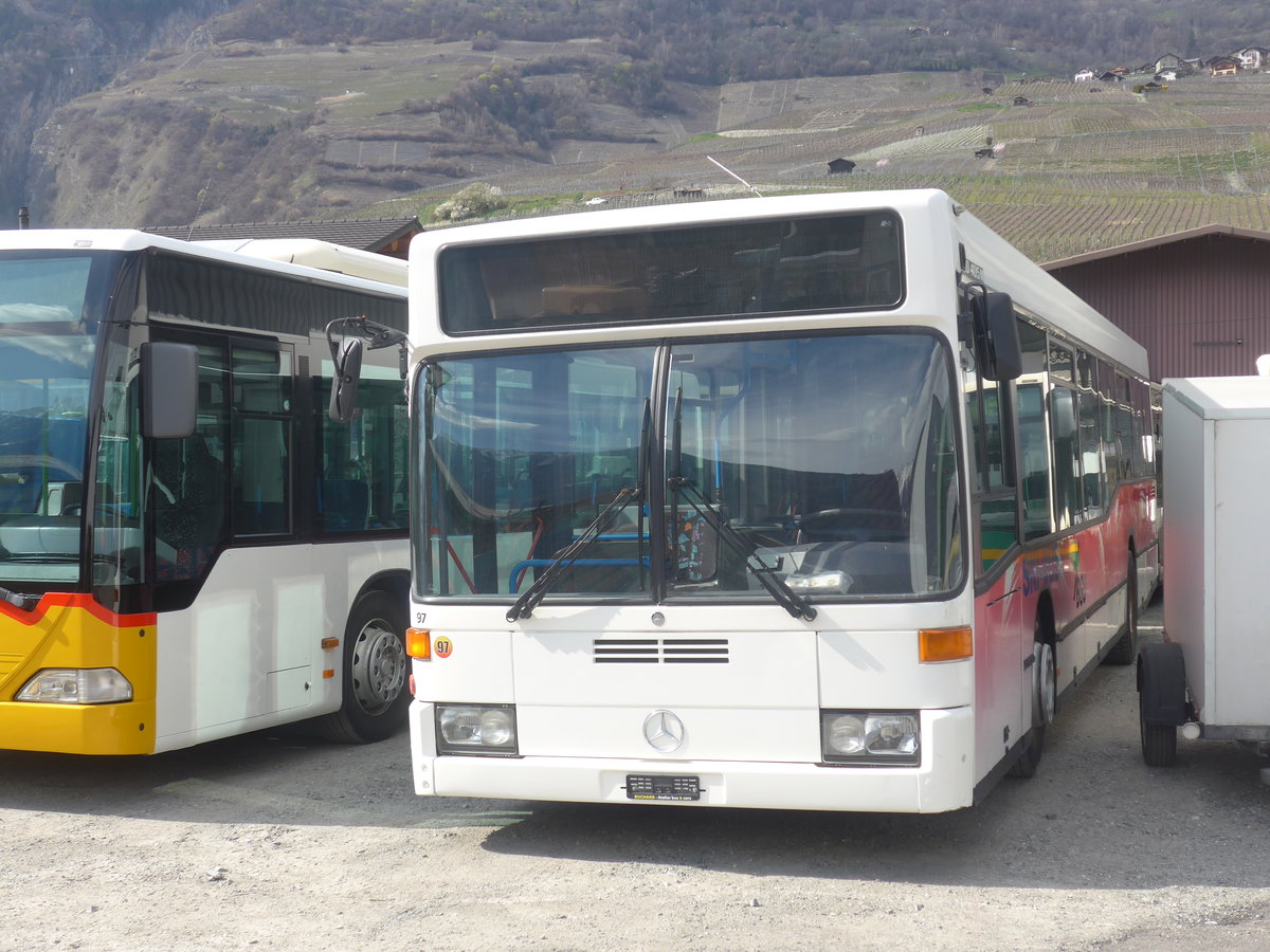 (215'312) - Buchard, Leytron - Nr. 97 - Mercedes (ex BGU Grenchen Nr. 5) am 20. M�rz 2020 in Leytron, Garage