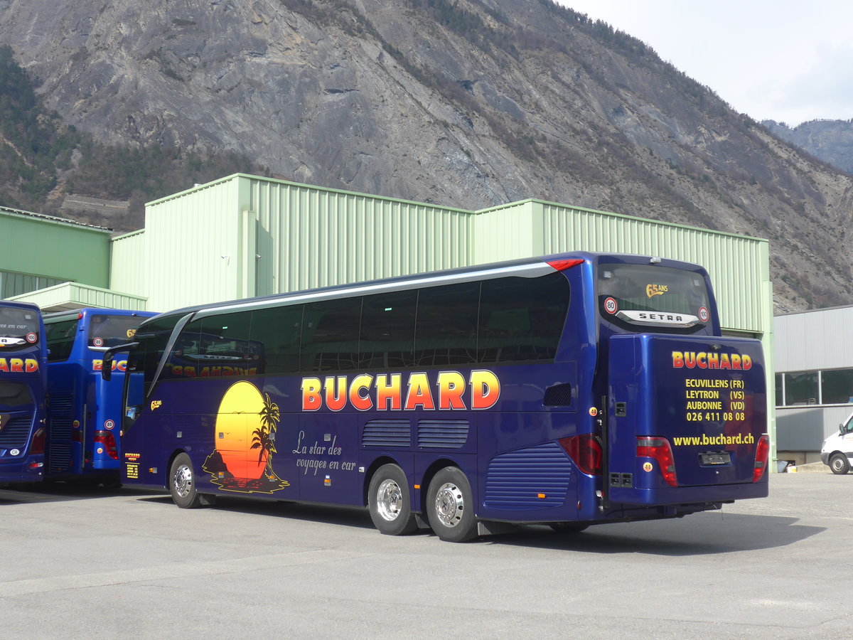 (215'313) - Buchard, Leytron - Nr. 44 - Setra am 20. M�rz 2020 in Leytron, Garage