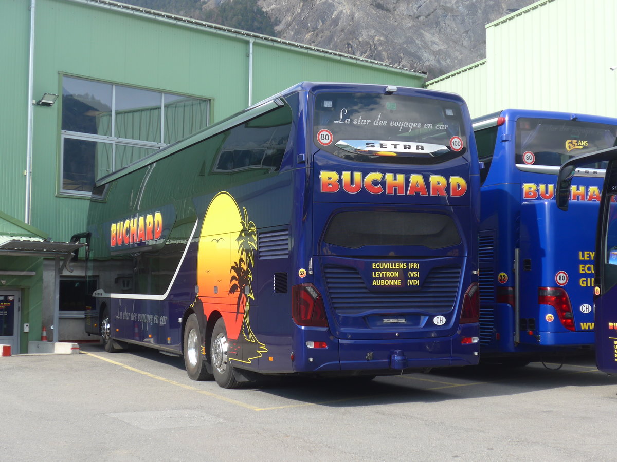 (215'314) - Buchard, Leytron - Nr. 52 - Setra am 20. M�rz 2020 in Leytron, Garage