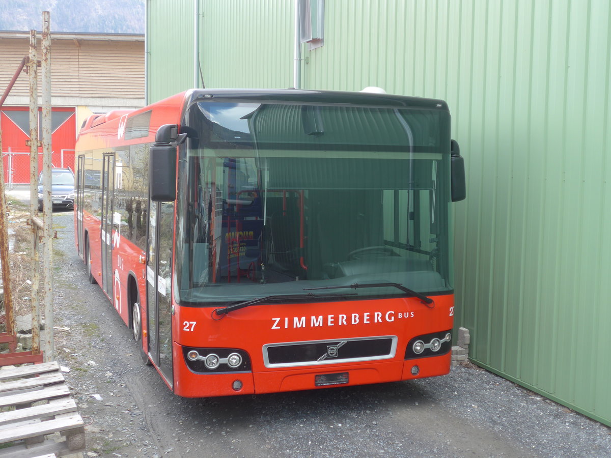 (215'315) - Buchard, Leytron - Volvo (ex AHW Horgen Nr. 27) am 20. M�rz 2020 in Leytron, Garage