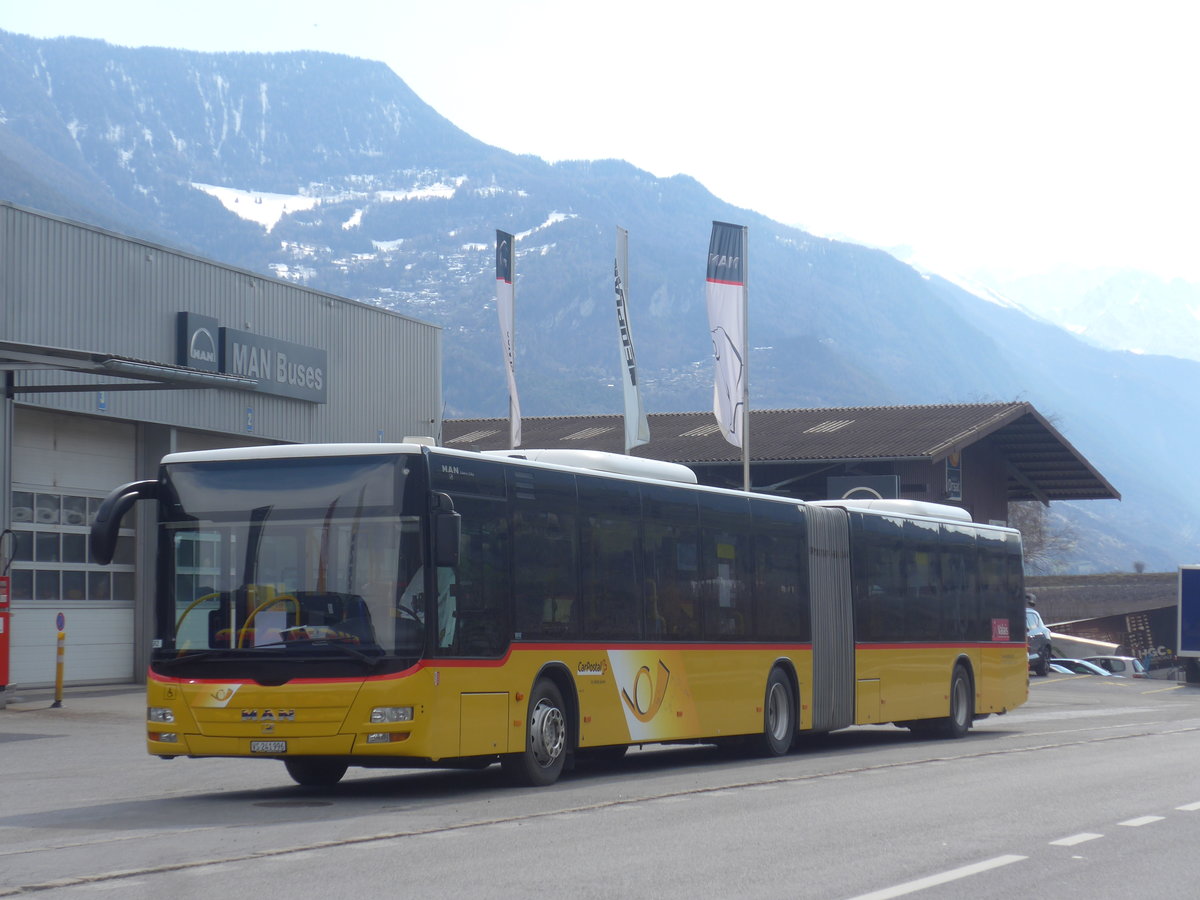 (215'316) - Buchard, Leytron - VS 241'996 - MAN (ex Nr. 159) am 20. M�rz 2020 in Leytron, Garage