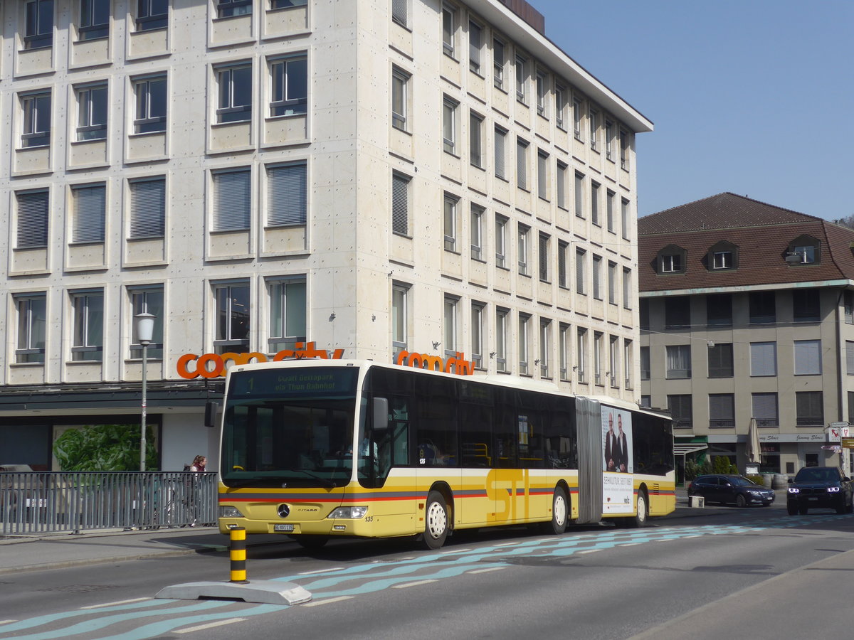 (215'357) - STI Thun - Nr. 135/BE 801'135 - Mercedes am 21. M�rz 2020 in Thun, Marktgasse